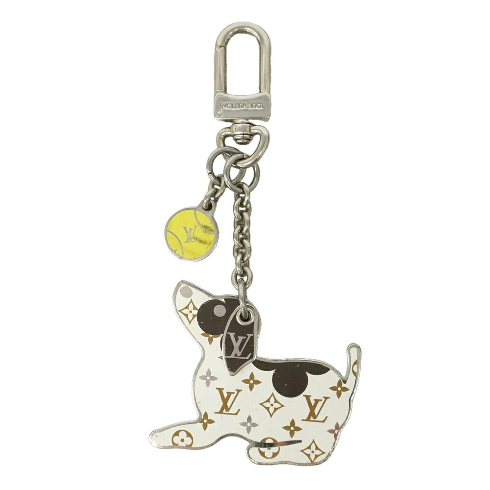 Louis Vuitton Keychain/Charm Bijou Sac LV Dog M00747 White Men's Women's